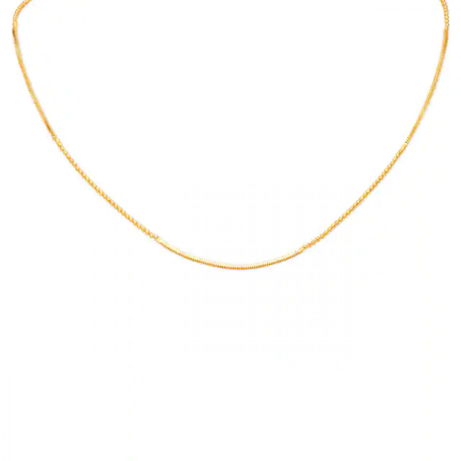 Alluring Slender Gold Chain