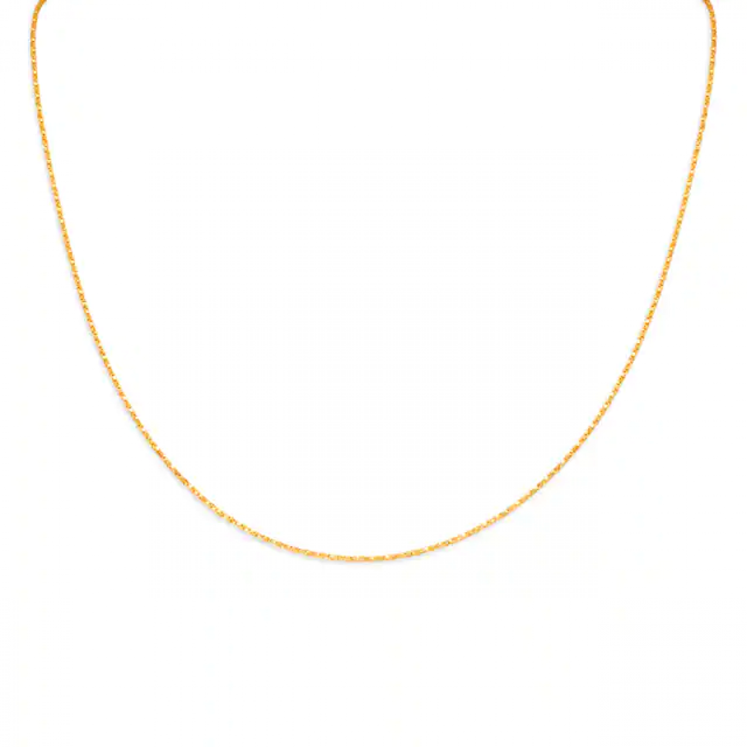 Wave Style Dainty Gold Chain