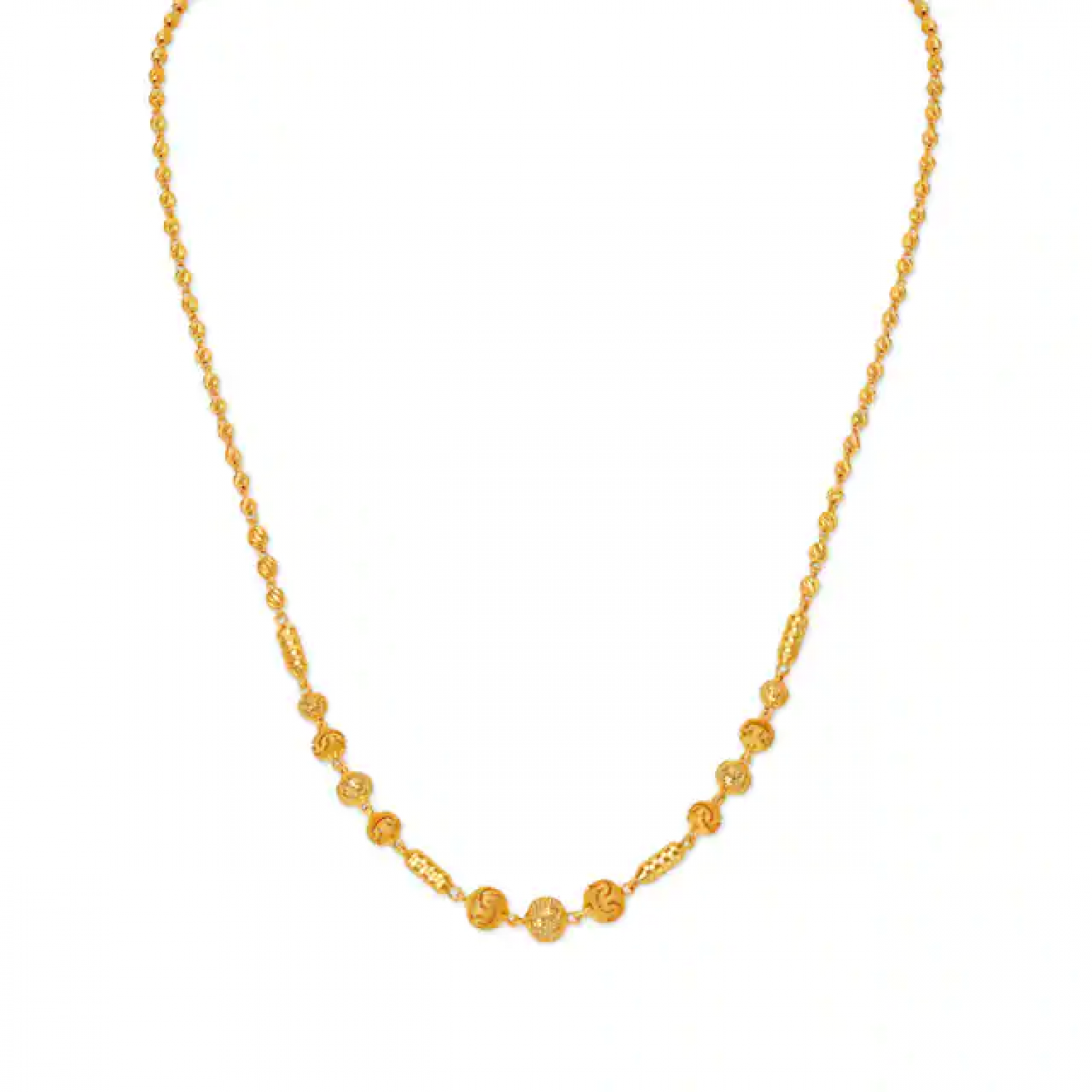 Carved Exciting Gold Chain