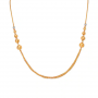 Contemporary Bead Gold Chain