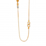 Contemporary Bead Gold Chain
