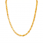 Carved Linked Gold Chain