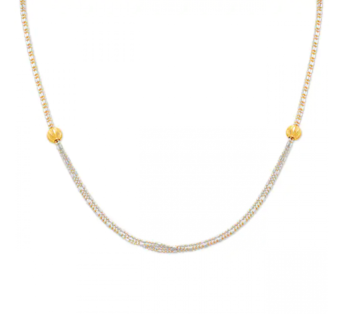 Radiant Spiral Gold Chain