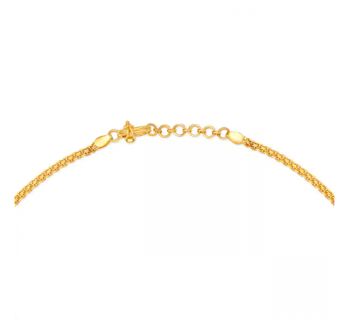 Ornate Gold And Polki Chain