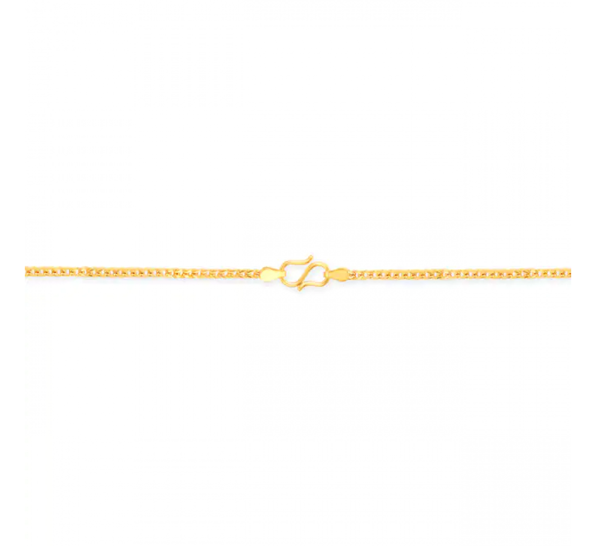 Spiral Carvings Gold Chain