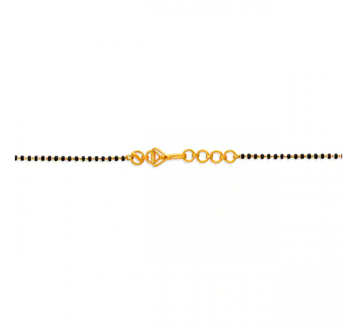 Carved Sphere Gold Mangalsutra