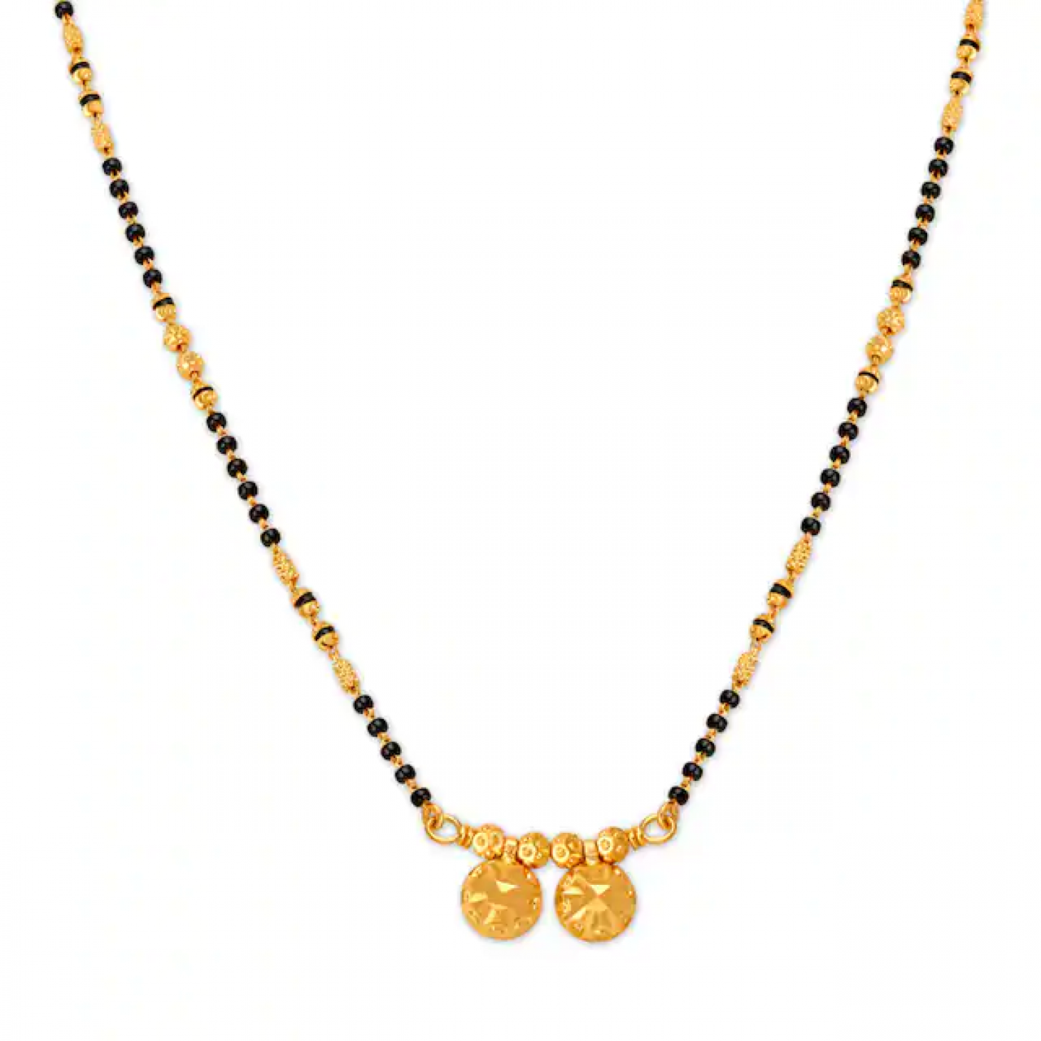 Anika Floral Gold Mangalsutra