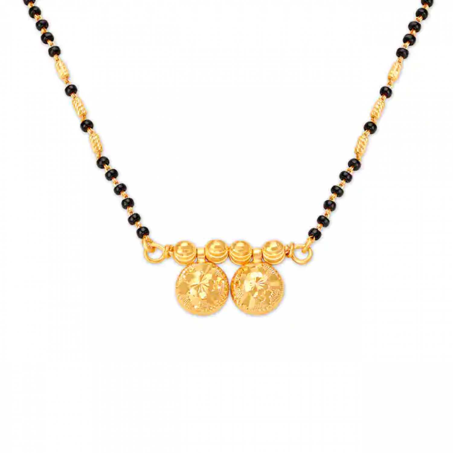 Fabian Carved Gold Mangalsutra