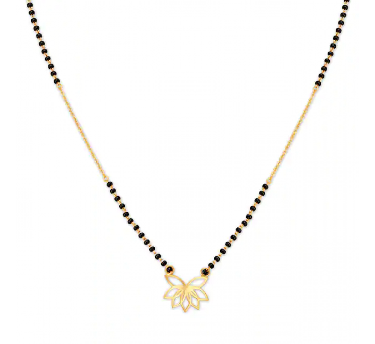Edith Floral Gold Mangalsutra