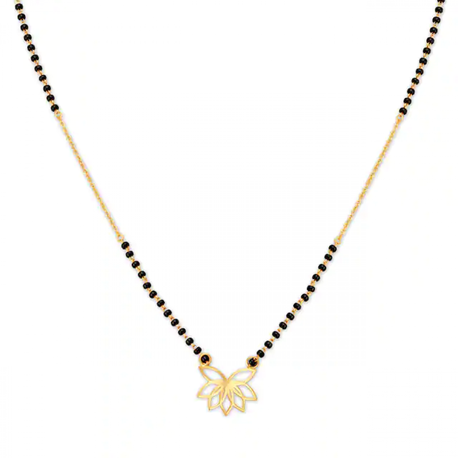 Edith Floral Gold Mangalsutra