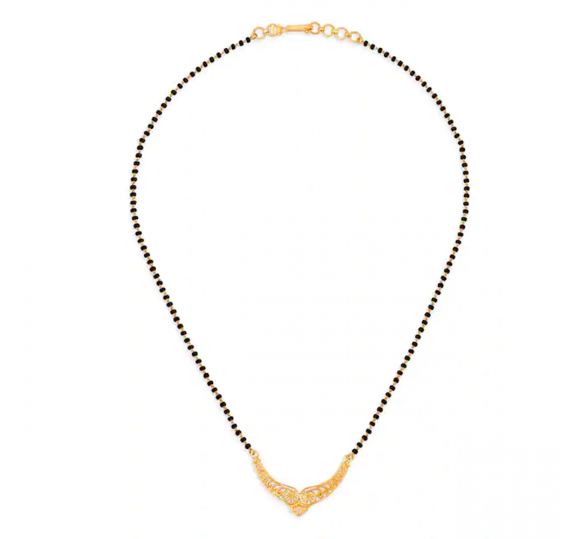 Sleek Stately Gold Mangalsutra