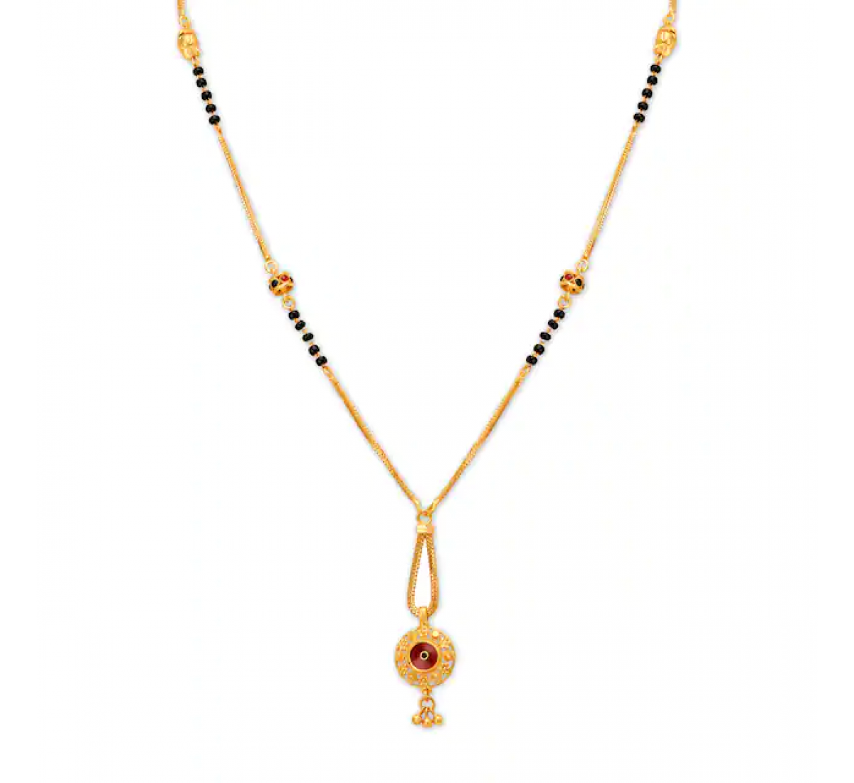 Chic Linear Gold Mangalsutra