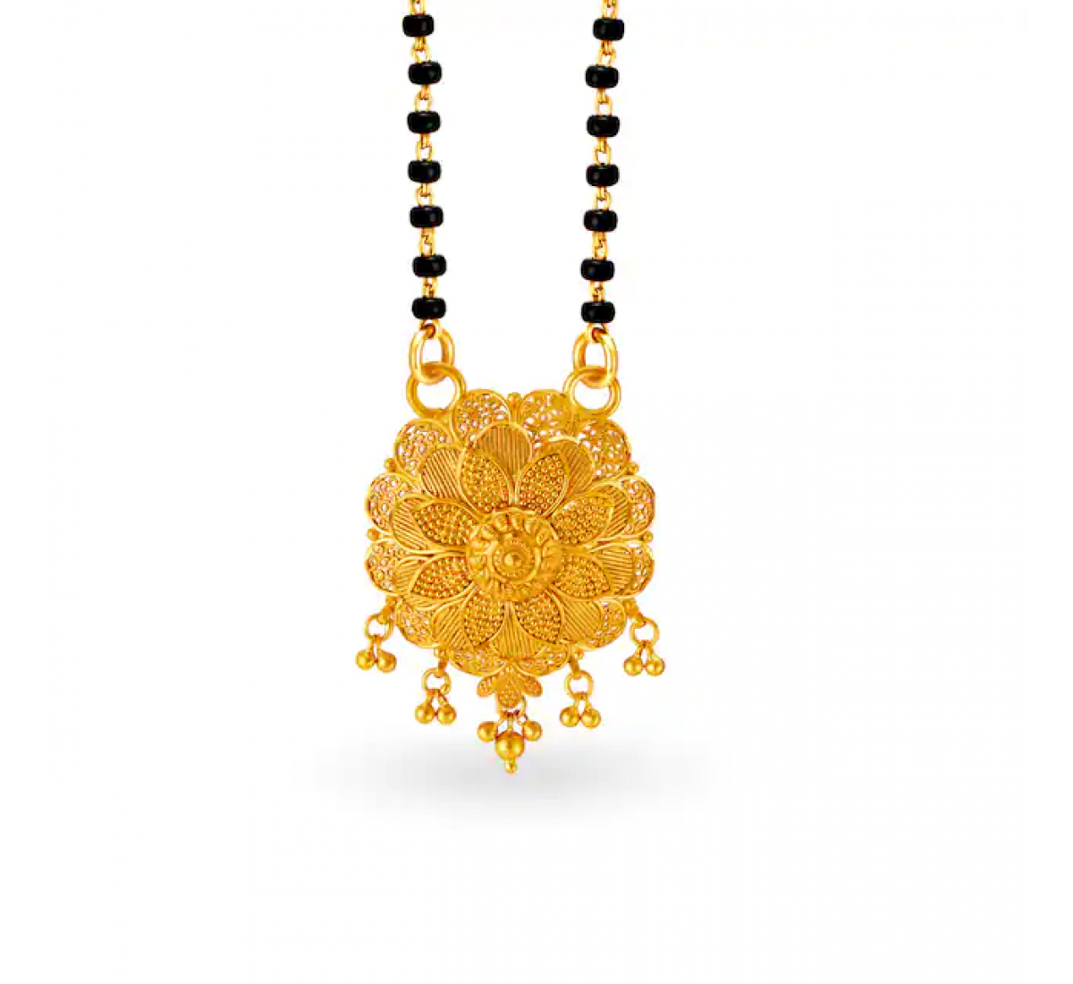 Leela Flower Gold Mangalsutra