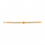 Dual Tone Balaji Gold Bracelet