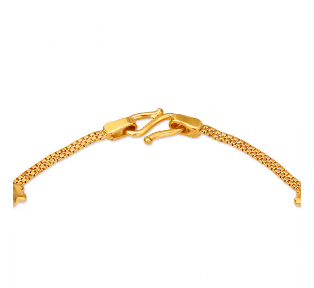 Dainty Floral Gold Bracelet
