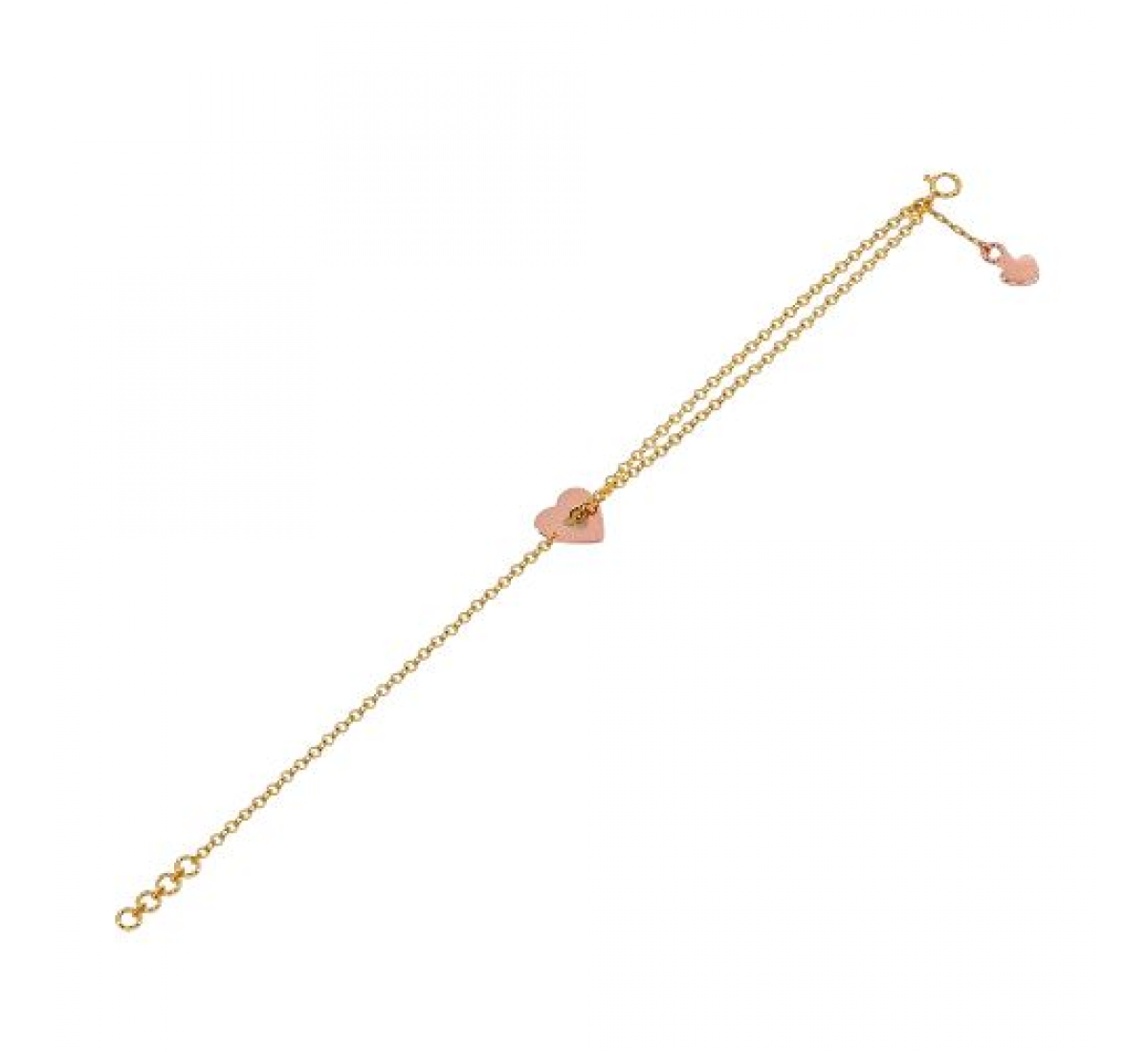 Dreamer Heart Gold Bracelet