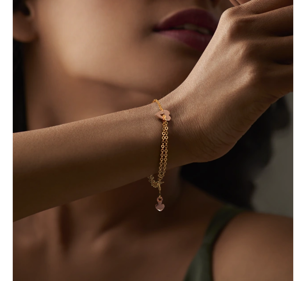 Dreamer Heart Gold Bracelet