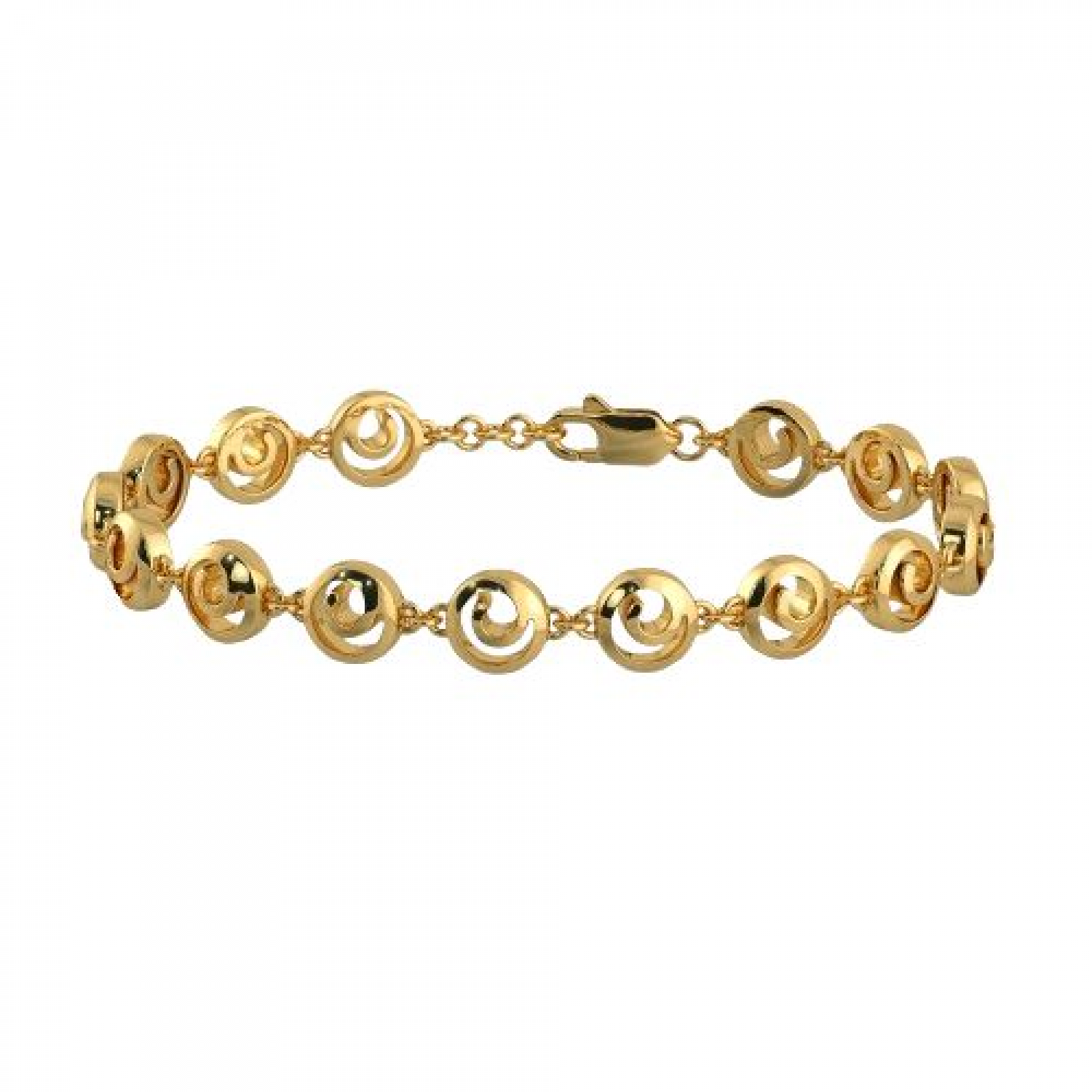 Swirl Gold Bracelet
