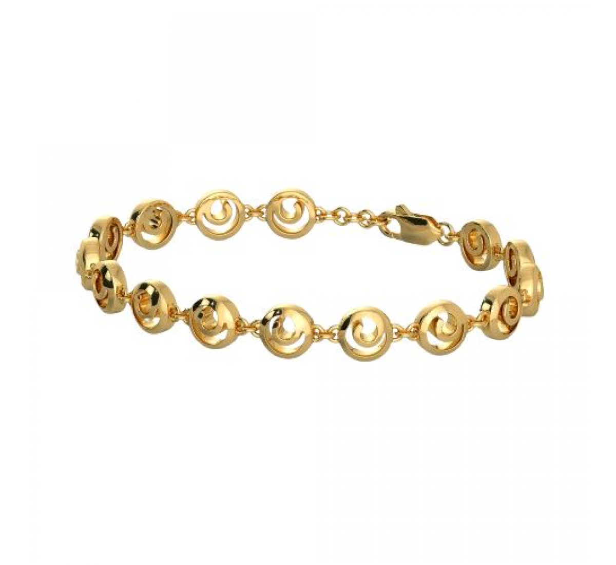 Swirl Gold Bracelet