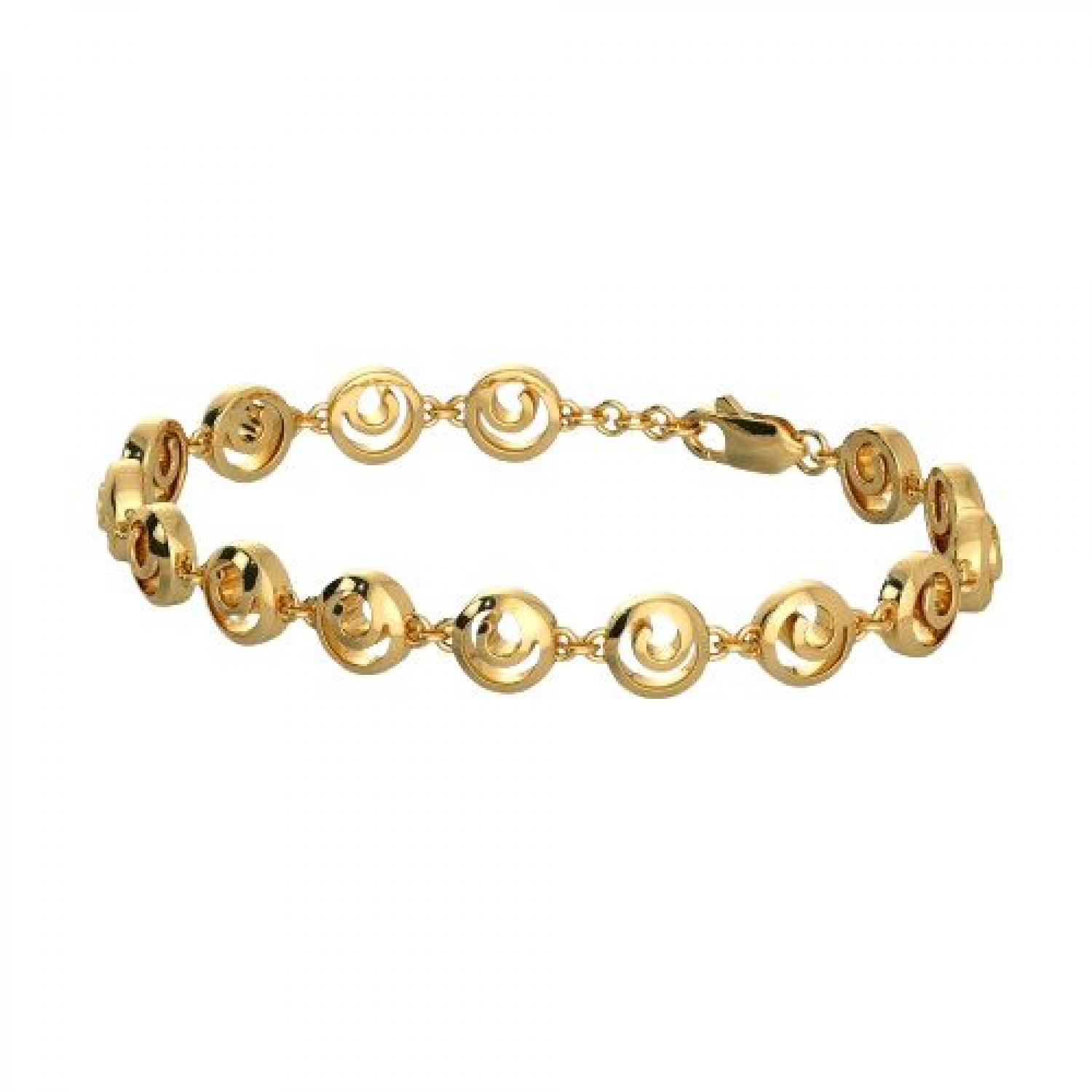 Swirl Gold Bracelet