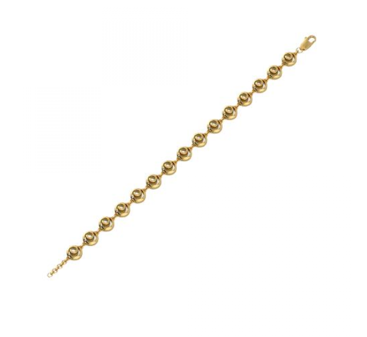 Swirl Gold Bracelet