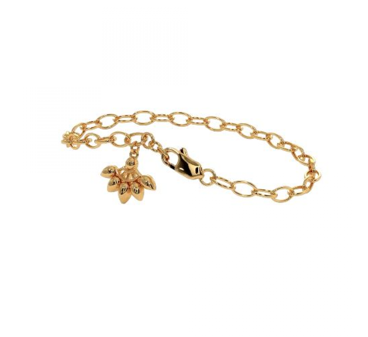 Esirous Charm Gold Bracelet