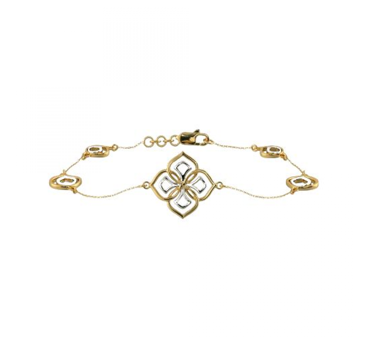 Entwined Appeal Gold Bracelet