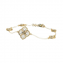 Entwined Appeal Gold Bracelet