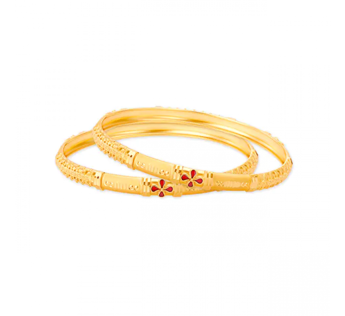 Glamorous Fancy Gold Bangles
