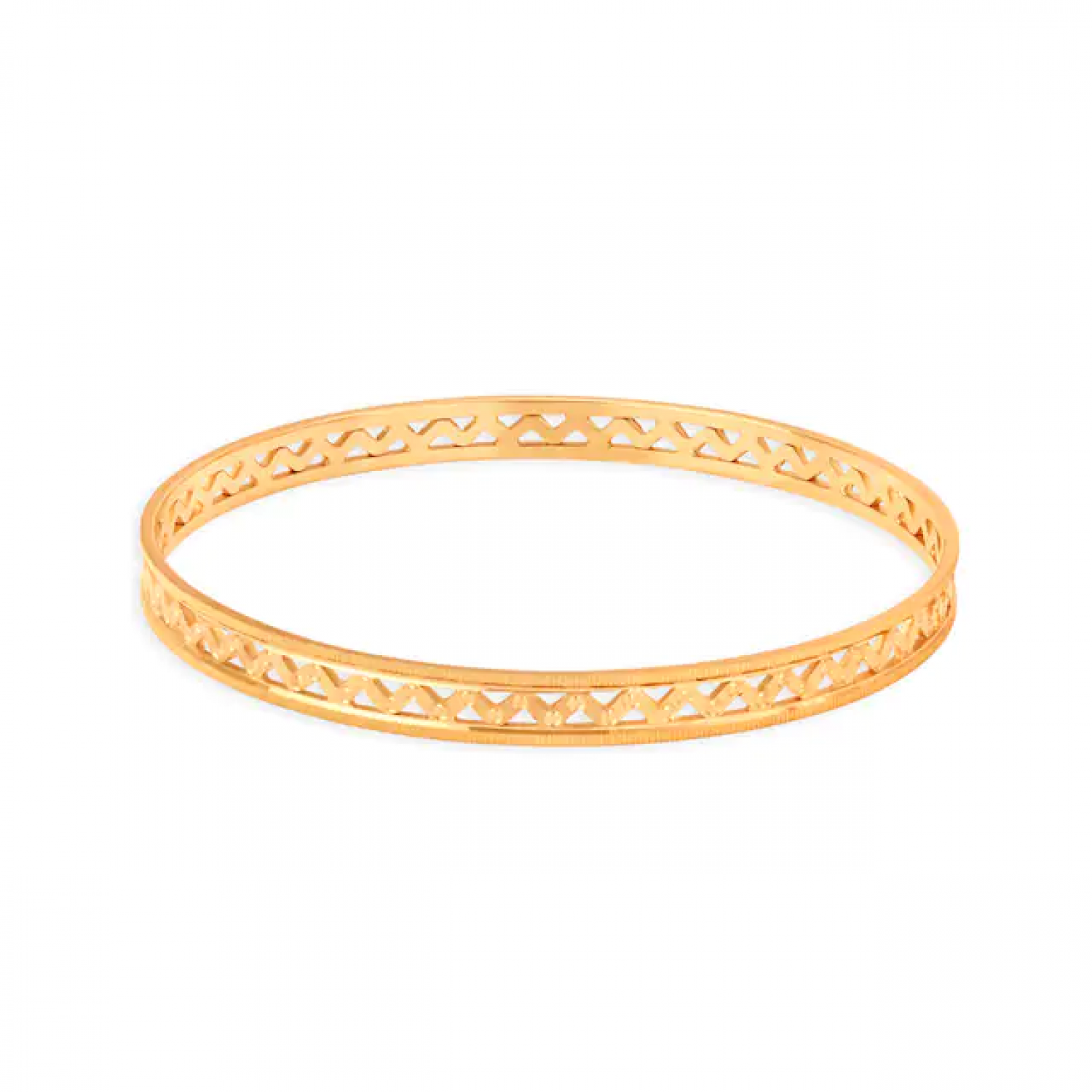 Classical Mesh Gold Bangles