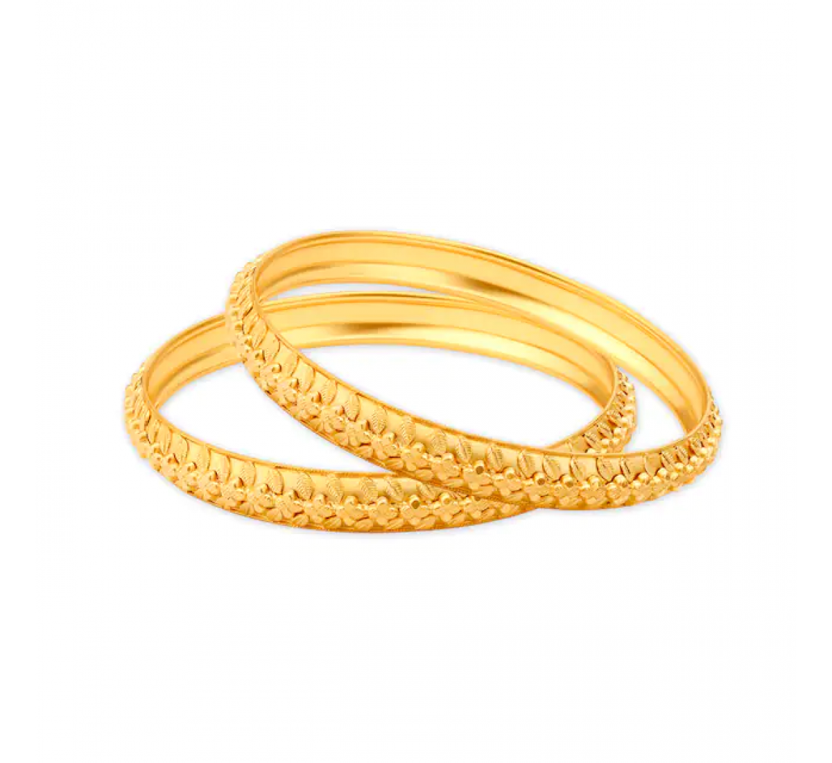 Radiant Minima Gold Bangles