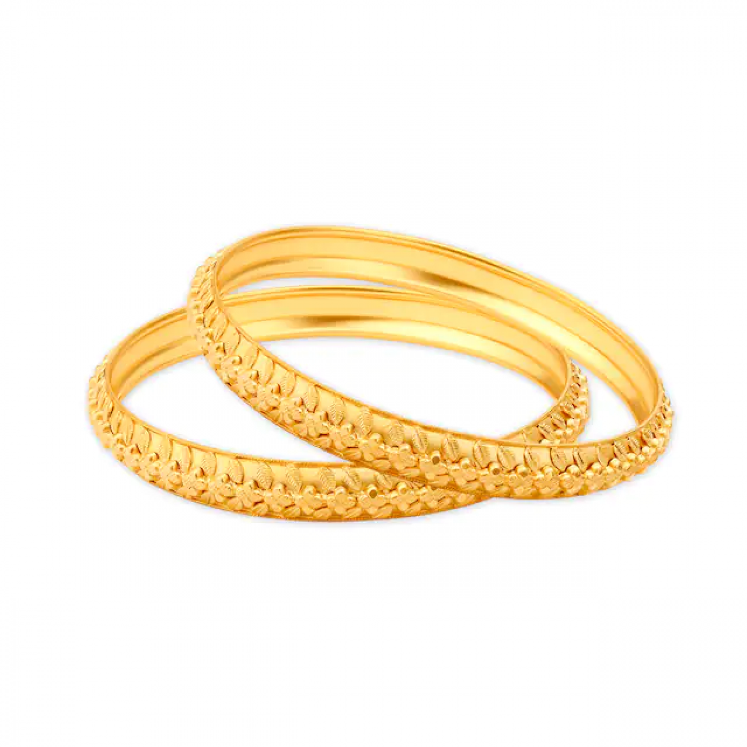 Radiant Minima Gold Bangles