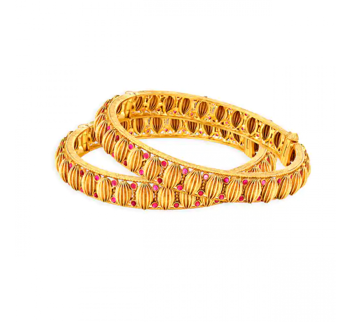 Sophia Fancy Gold Bangles
