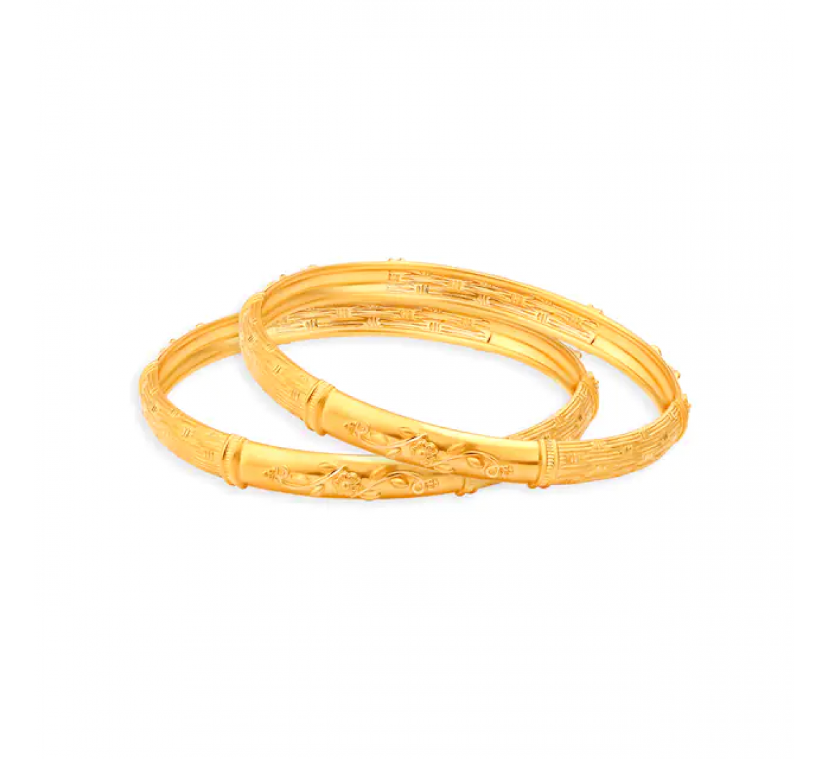 Ornate Zoey Gold Bangles