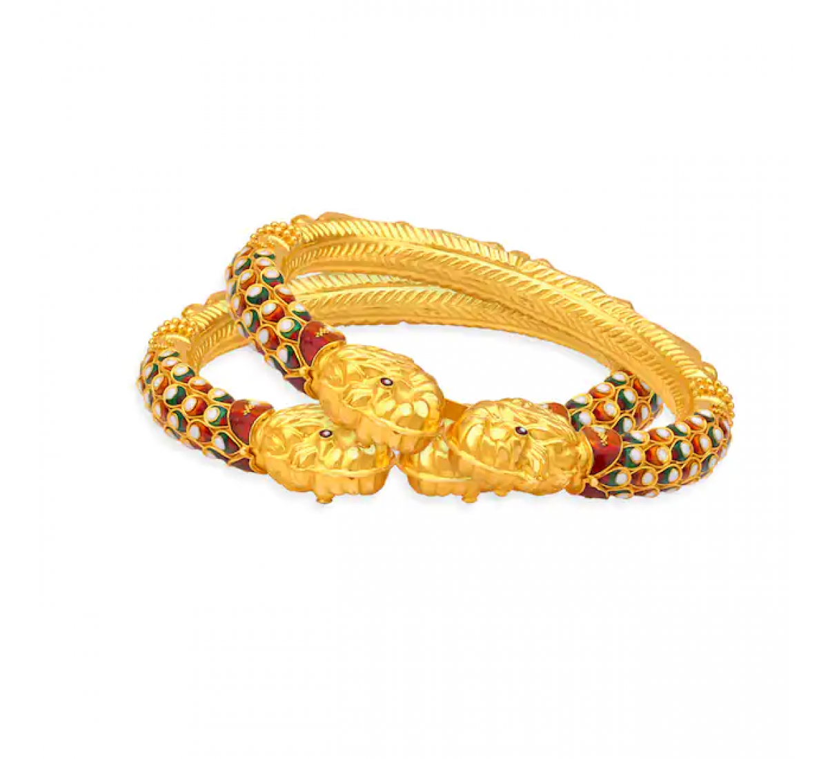 Stylish Gold Fancy Bangles