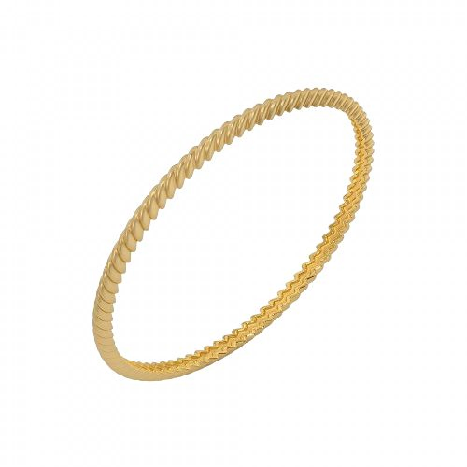 Alaia Round Gold Bangles