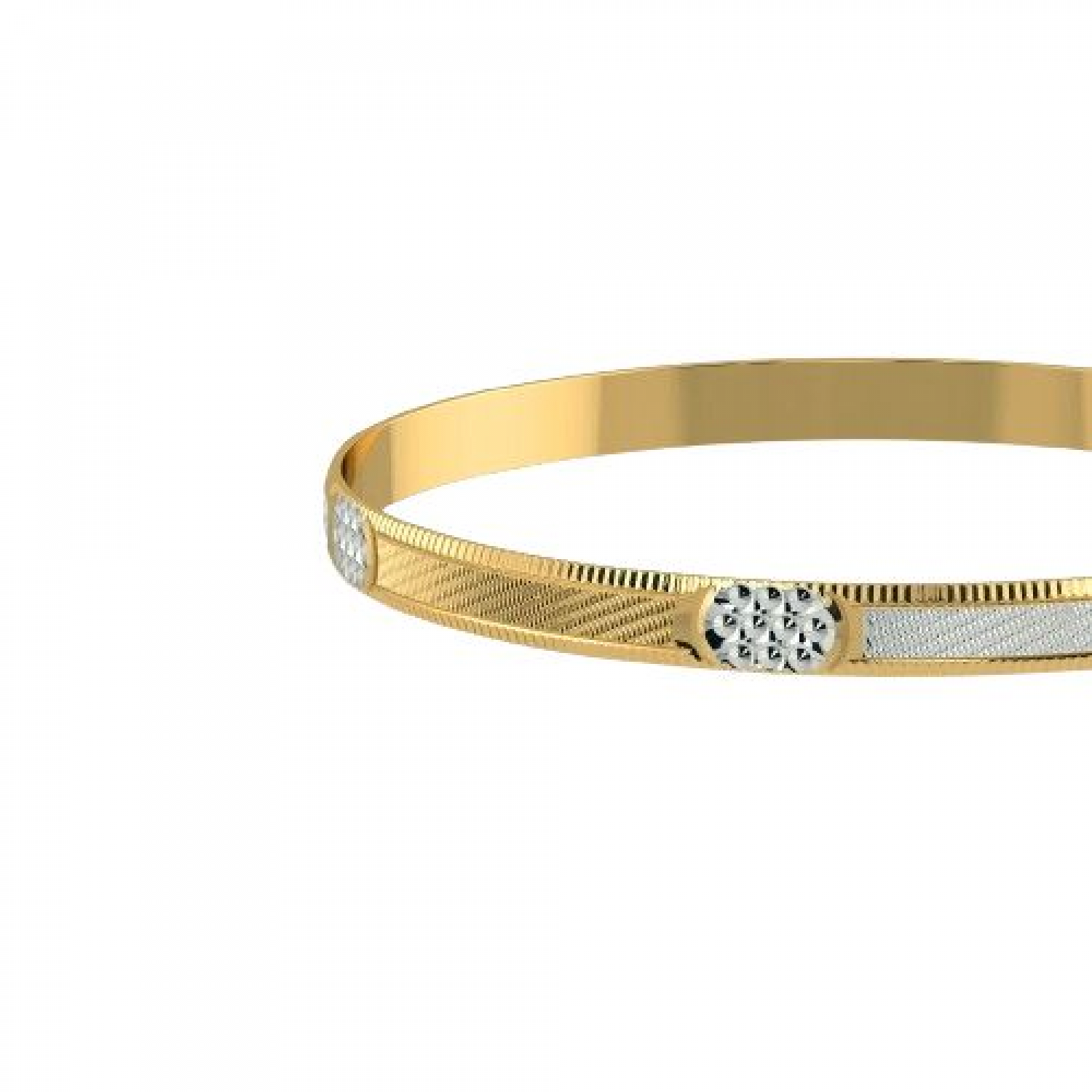 Toned Trump Gold Bangles