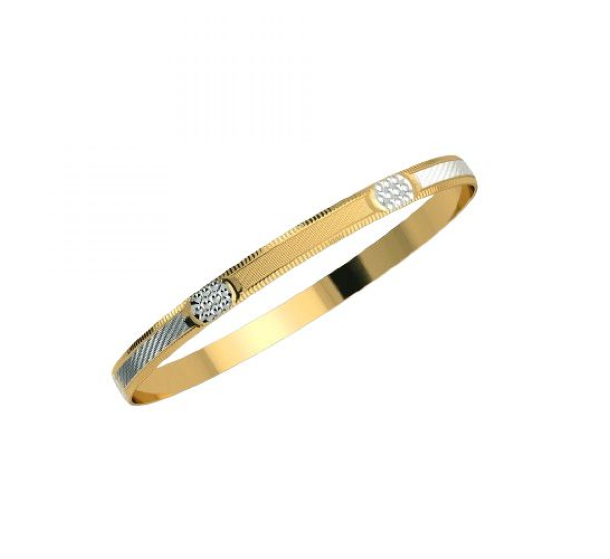 Toned Trump Gold Bangles