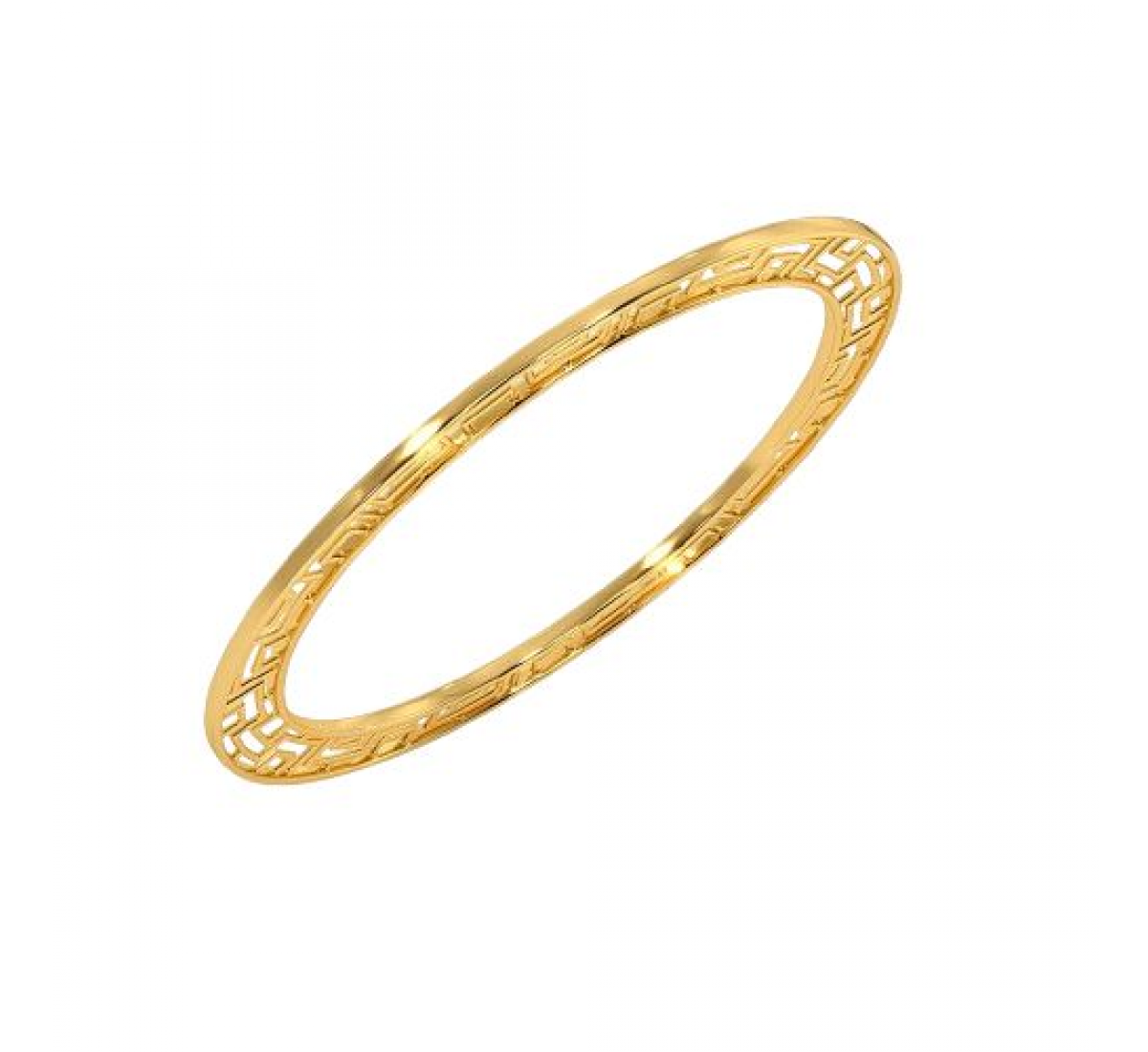 Lylian Round Gold Bangles