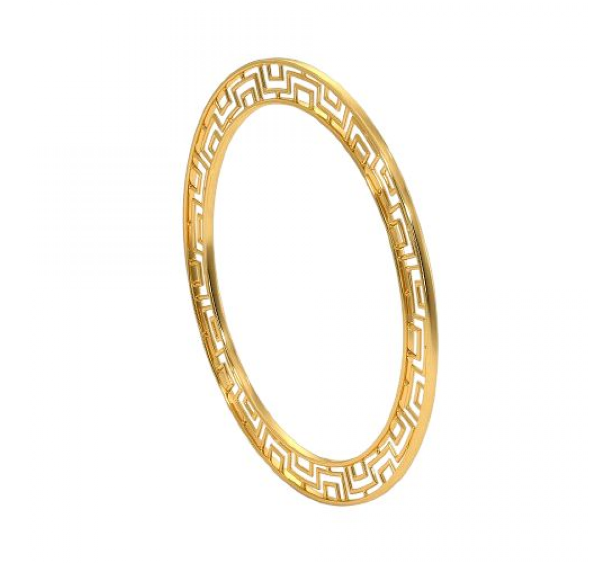Lylian Round Gold Bangles