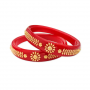 Enchanting Gold Pola Bangles