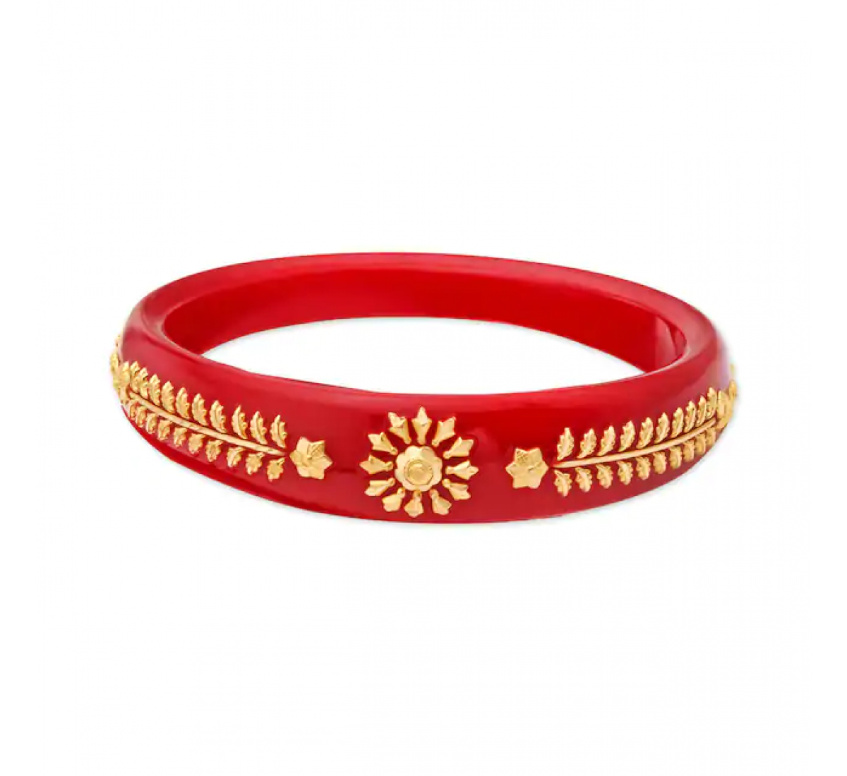 Enchanting Gold Pola Bangles