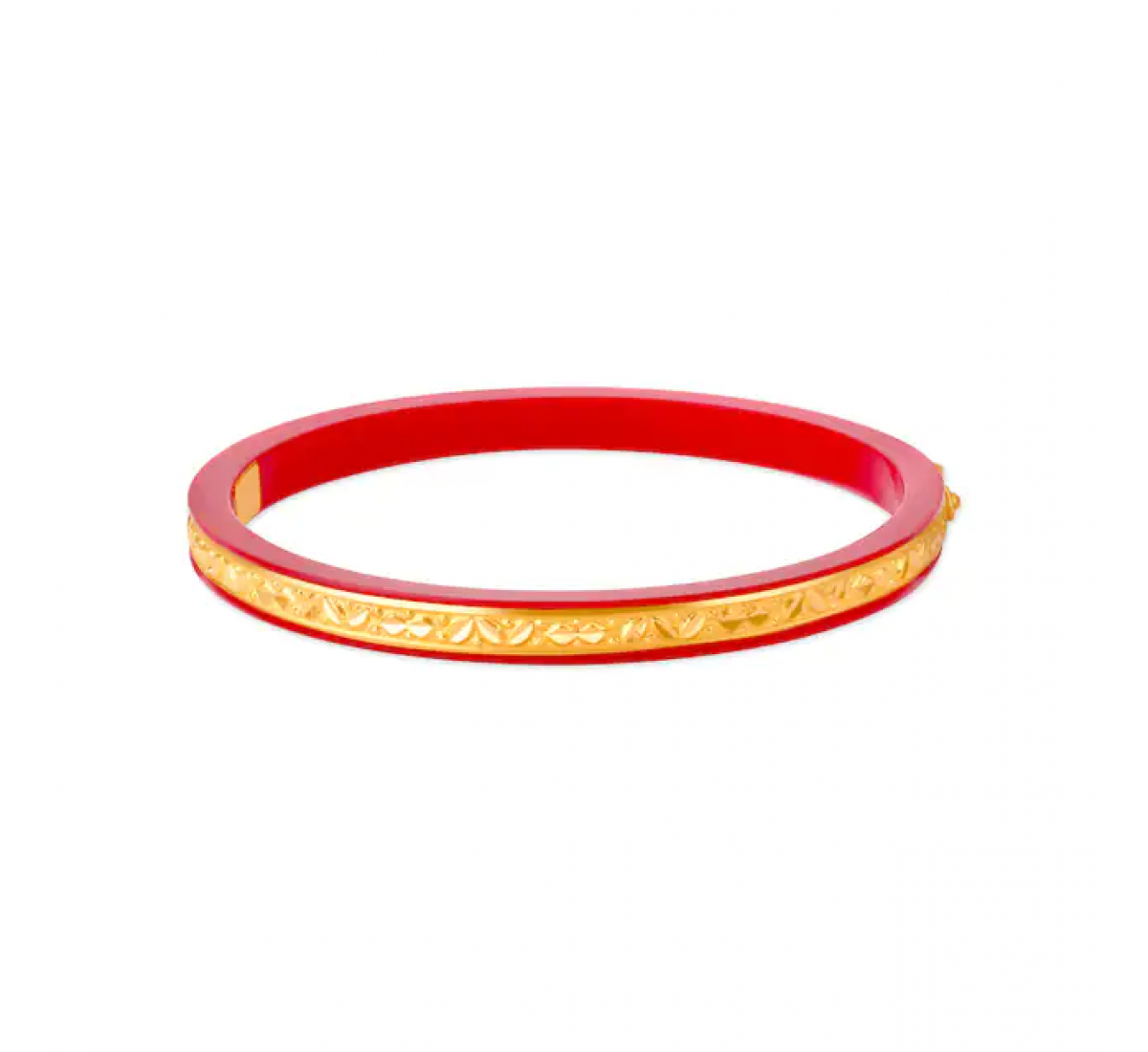 Gold Border Pola Bangles
