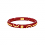 Radiant Leaf Gold Pola Bangles