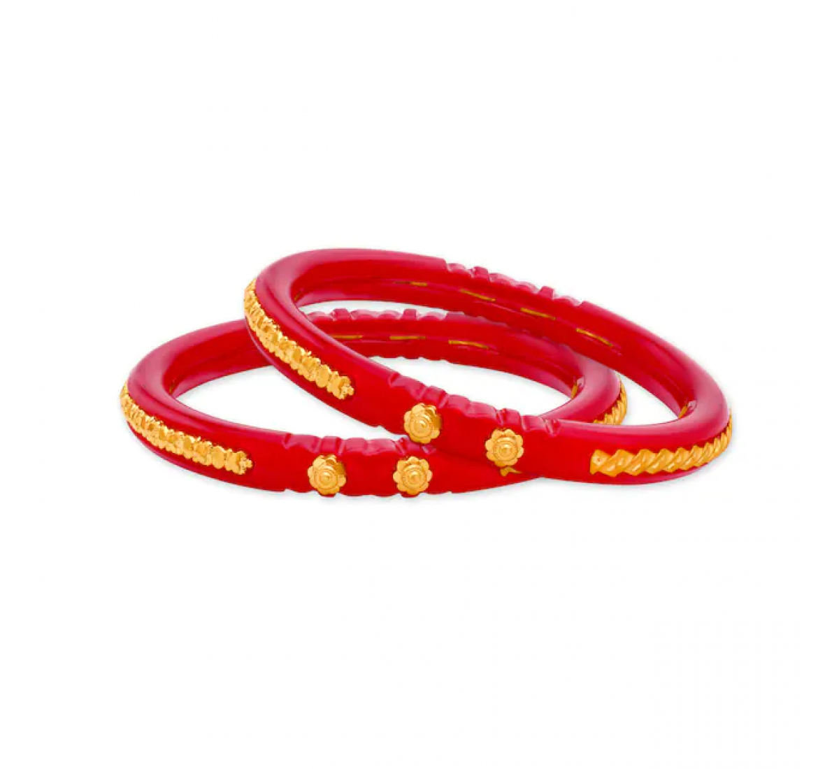 Slender Pola Gold Bangles