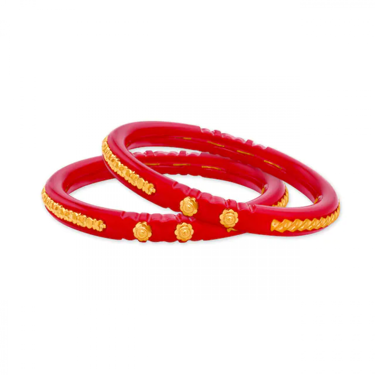 Slender Pola Gold Bangles