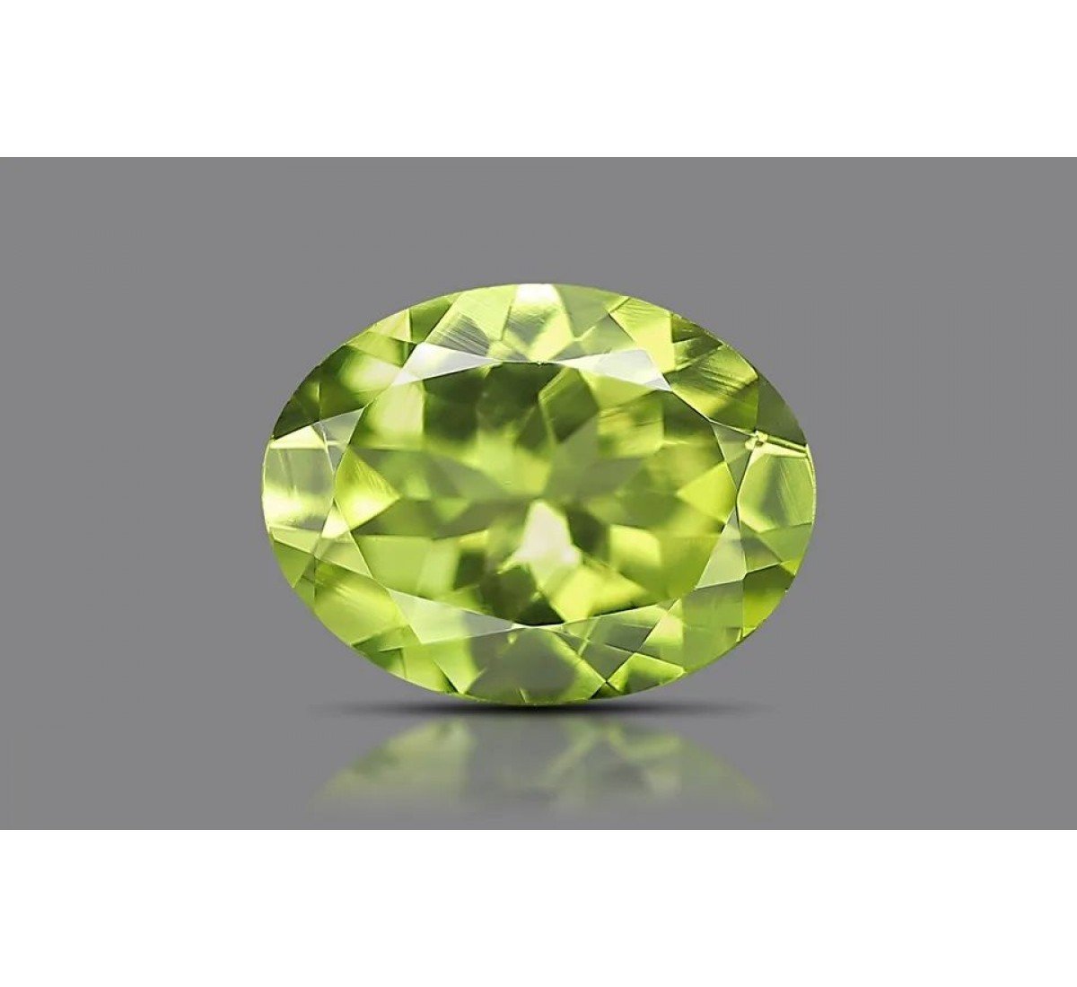 Peridot 9X7 MM 1.85 Carats