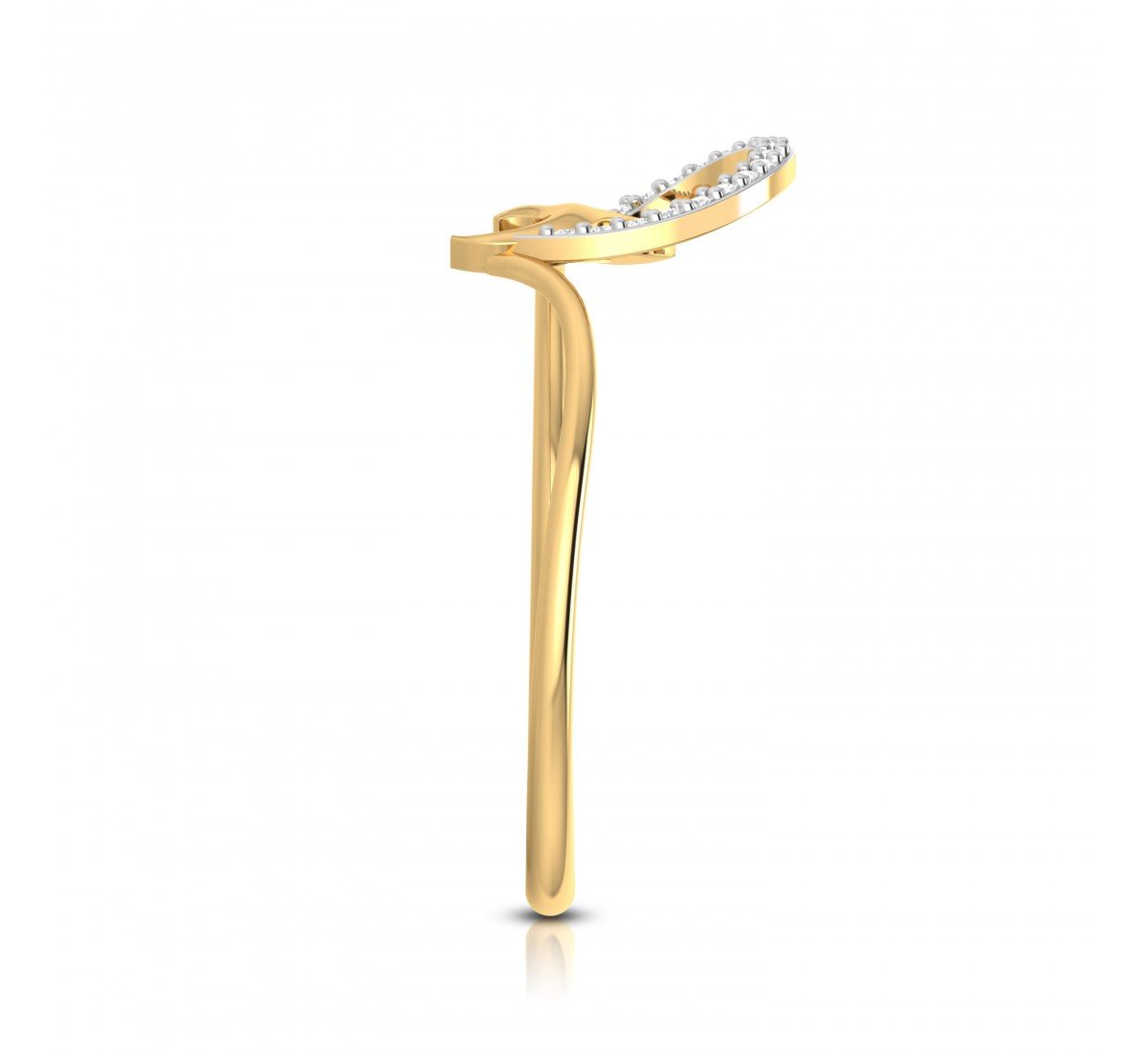 Fiery Floral Diamond Ring