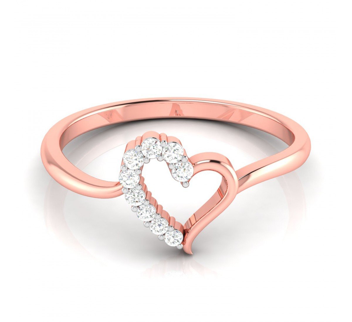 Curled Forna Diamond Ring