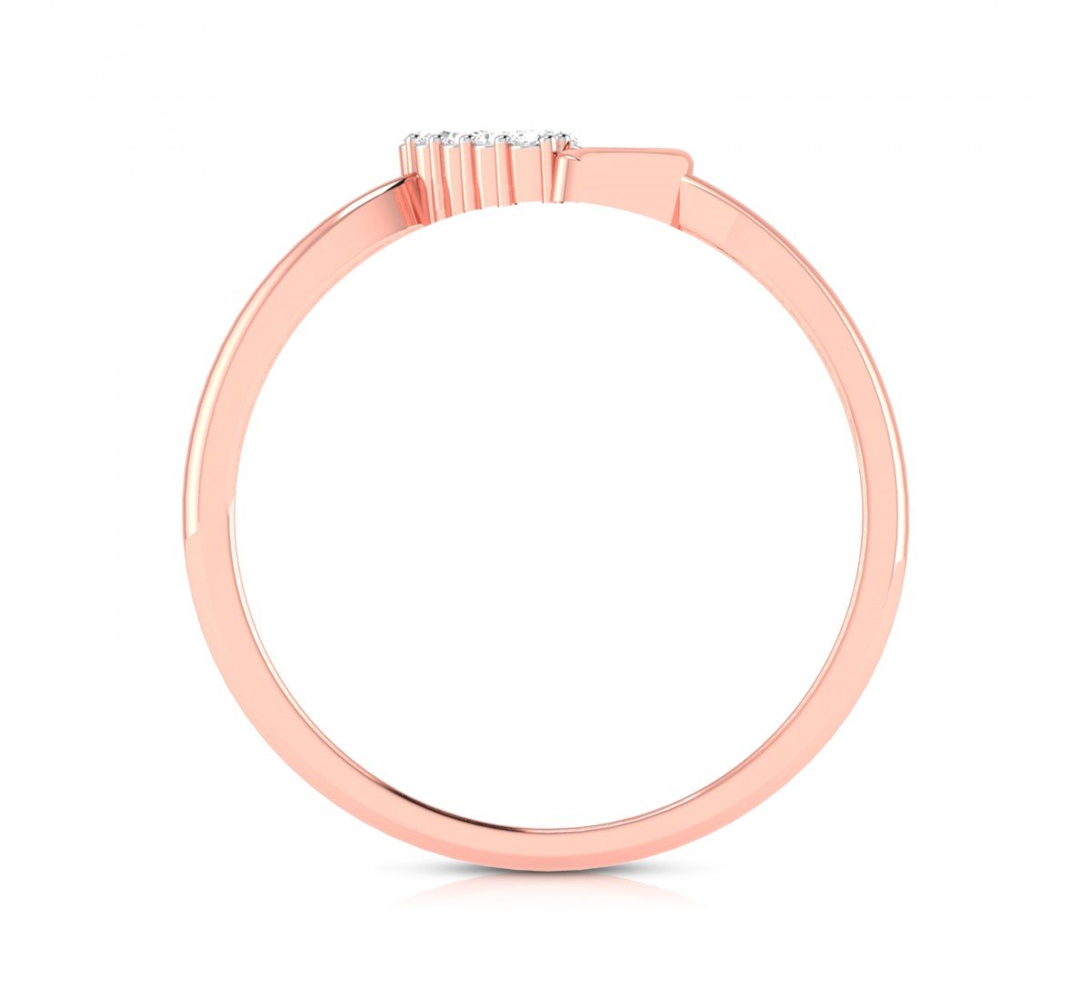 Curled Forna Diamond Ring